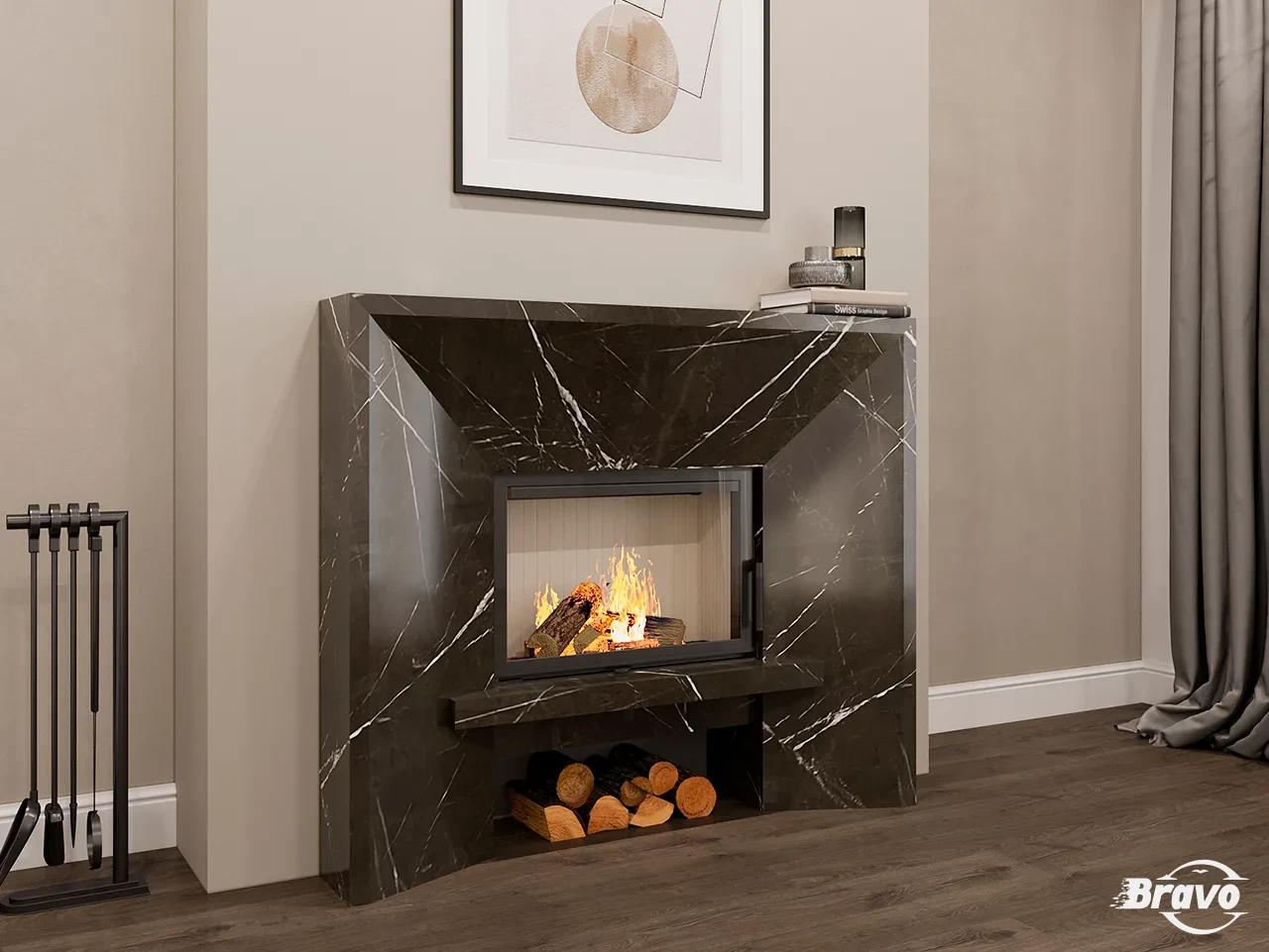 КАМІННА ОБУДОВА БРАВО СІЄТЛ, фото 1