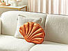 Оксамитова подушка-черепашка 47 x 35 см Помаранчева CONSOLIDA, фото 2