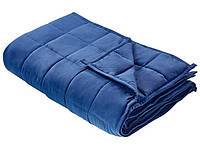 Утяжеленное одеяло весом 9 кг 150 x 200 см Темно-синий NEREID