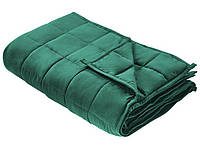 Утяжеленное одеяло 9 кг 150 x 200 см Изумрудно-зеленый NEREID