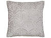 Набір із 2 оксамитових подушок із тисненням 45 x 45 см Сірий GLORIOSA, фото 4