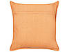 Набір з 2 бавовняних подушок з геометричним візерунком 45 х 45 см Помаранчевий HOYA, фото 4