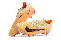Бутси Nike Phantom GX FG Найк фантом gx fg світло-помаранчеві Футбольне взуття з шипами Для гри в футбол помаранчевого кольору