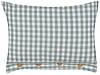 Набір з 2 подушок у клітинку 40 х 60 см Зелений та Білий TALYA, фото 3