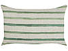 Набір із 2 подушок у смужку 50 х 30 см Зелений KAFRA, фото 3