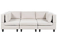 5-місний модульний тканинний диван з отоманкою світло-бежевого кольору UNSTAD