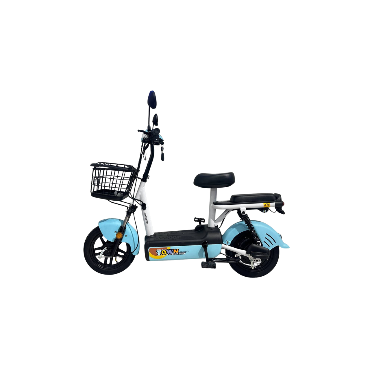 Електровелосипед E-TITAN TOWN 14" ГОЛУБИЙ