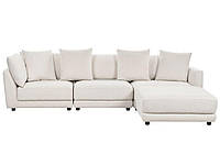 3-місний тканинний диван з пуфом Off-White SIGTUNA