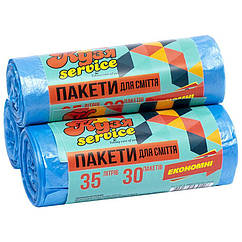 Пакети для сміття 50х60см 35л Color 30шт арт. 20012