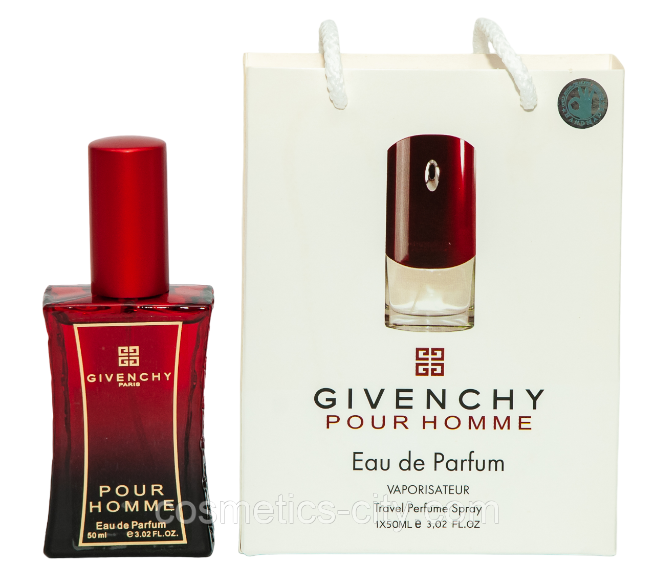 Тестер чоловічий Givenchy Pour Homme, 50 мл, сумка., фото 1