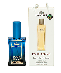 Тестер жіночий Lacoste Pour Femme, 50 мл, сумка.