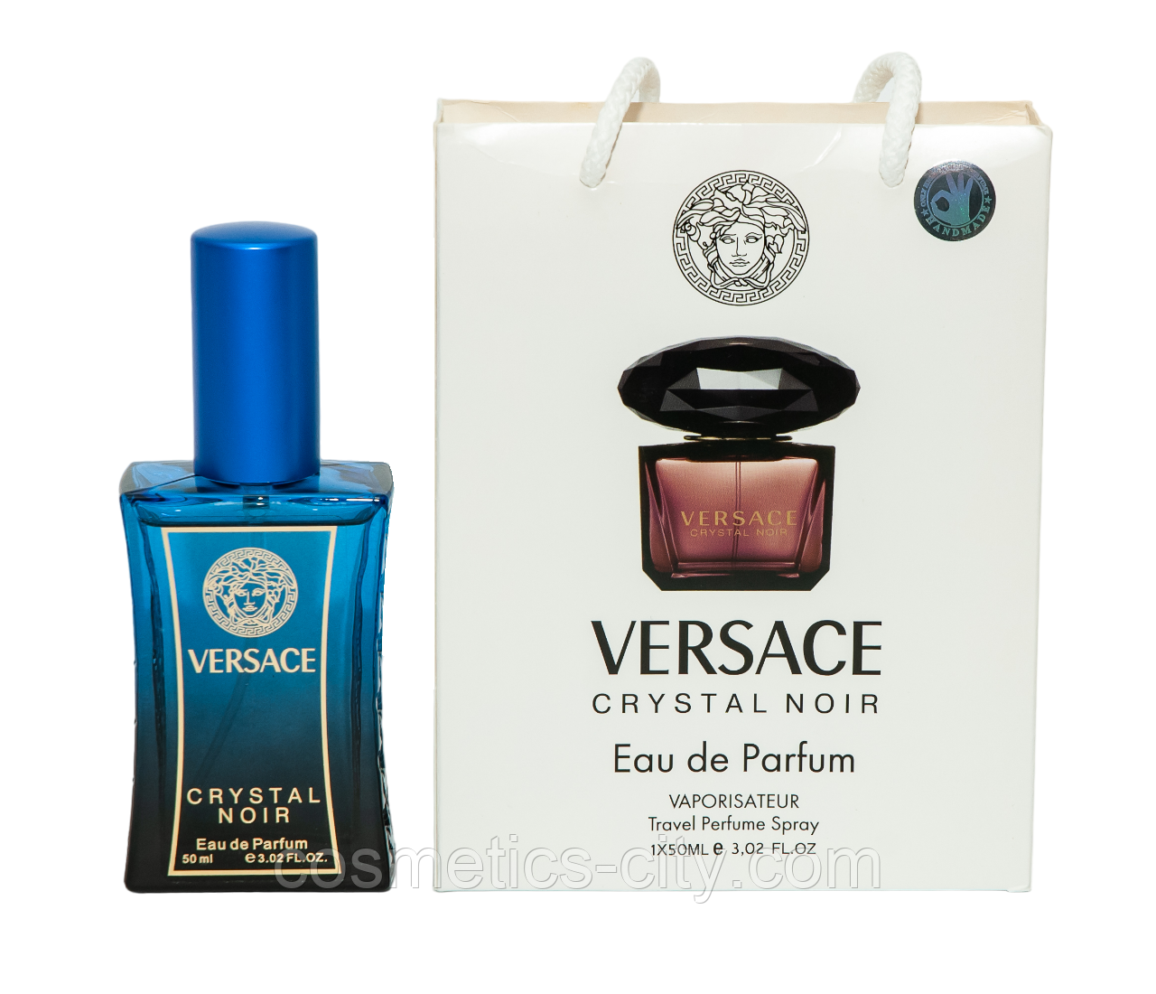 Тестер жіночий  Versace Crystal Noir, 50 мл, сумка., фото 1