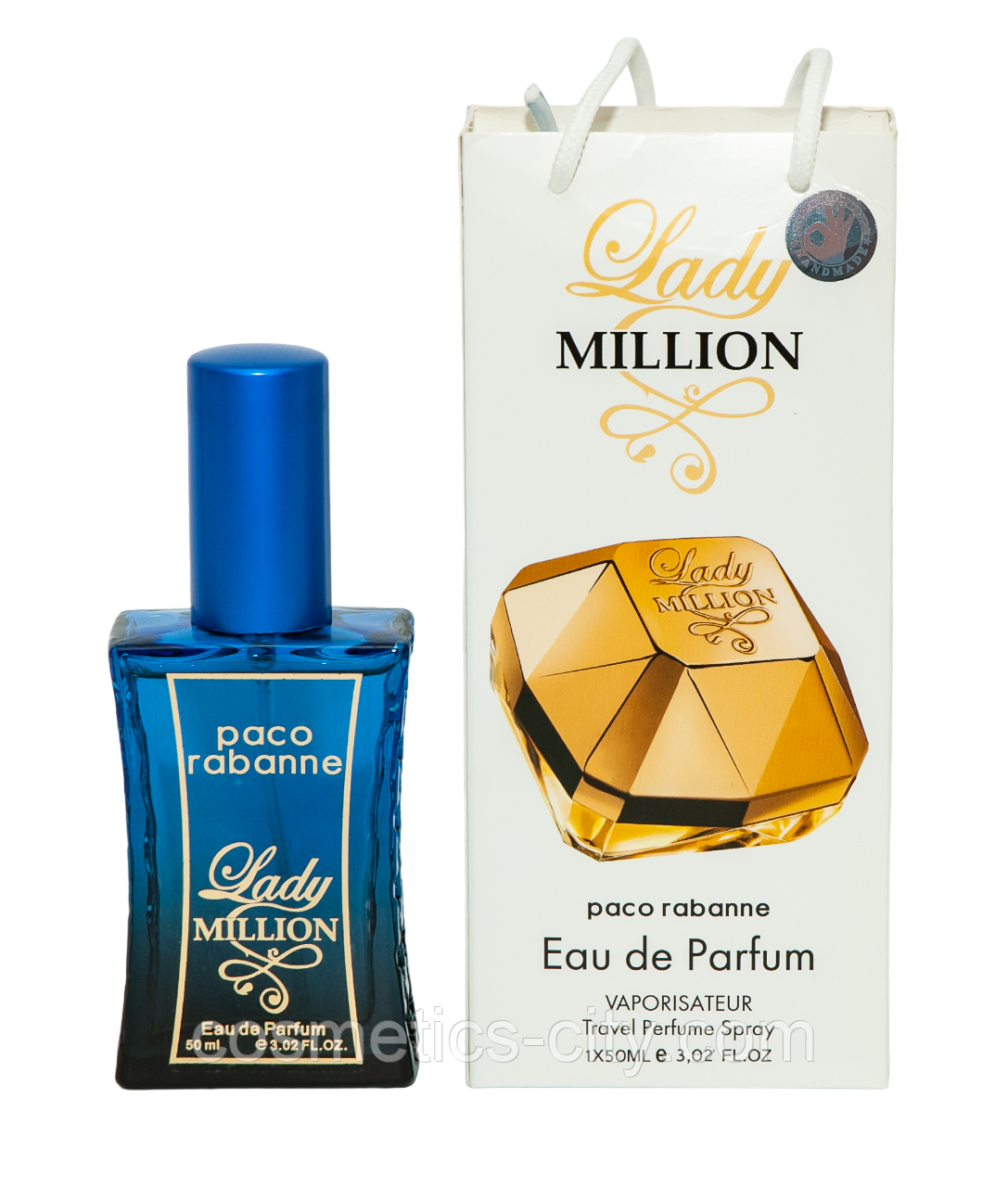 Тестер жіночий  Paco Rabanne Lady Million 50 мл, сумка., фото 1