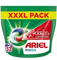 Капсули для прання Ariel Pods + Сила Екстраочищення 52 шт