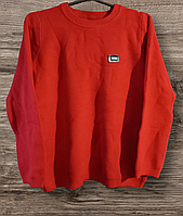 Женский качественный свитер плотной вязки рубчик в красном цвете