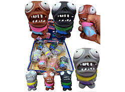 Іграшка-тягучка-антистрес із піною "Зомбі"