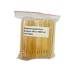 Мішалка дерев'яна фігурна 18см,1000шт