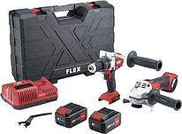 Набір акумуляторного інструменту FLEX PD2G+L125 18 В