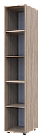 Етажерка до шафи в спальню Гелар дуб сонома 38,2х49,5х203,4 полиця стелаж для книг із полицями шафи