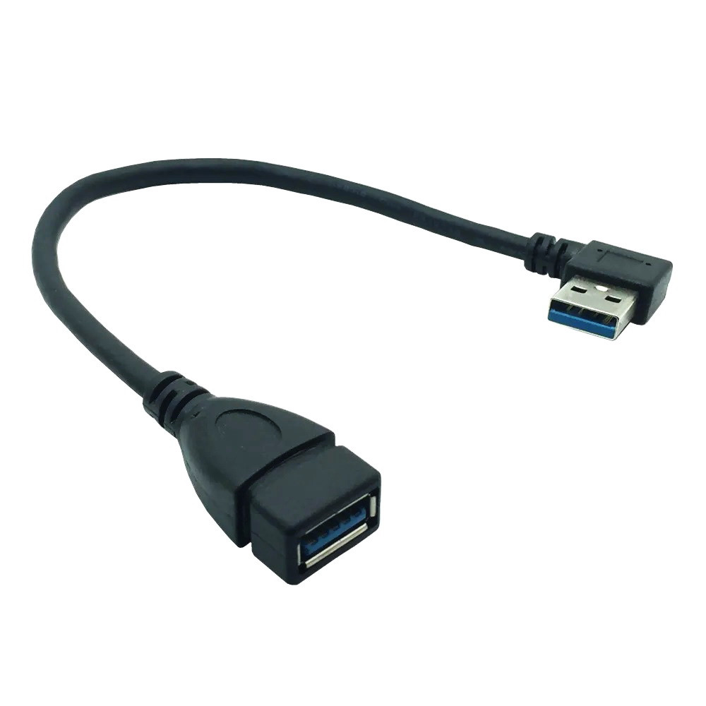 Кабель перехідник USB 3.0 M/F (тато-мама) Alitek Правий Right, 23 см