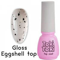 Топ без липкого шару Toki-Toki Gloss Eggshel Top 5 мл