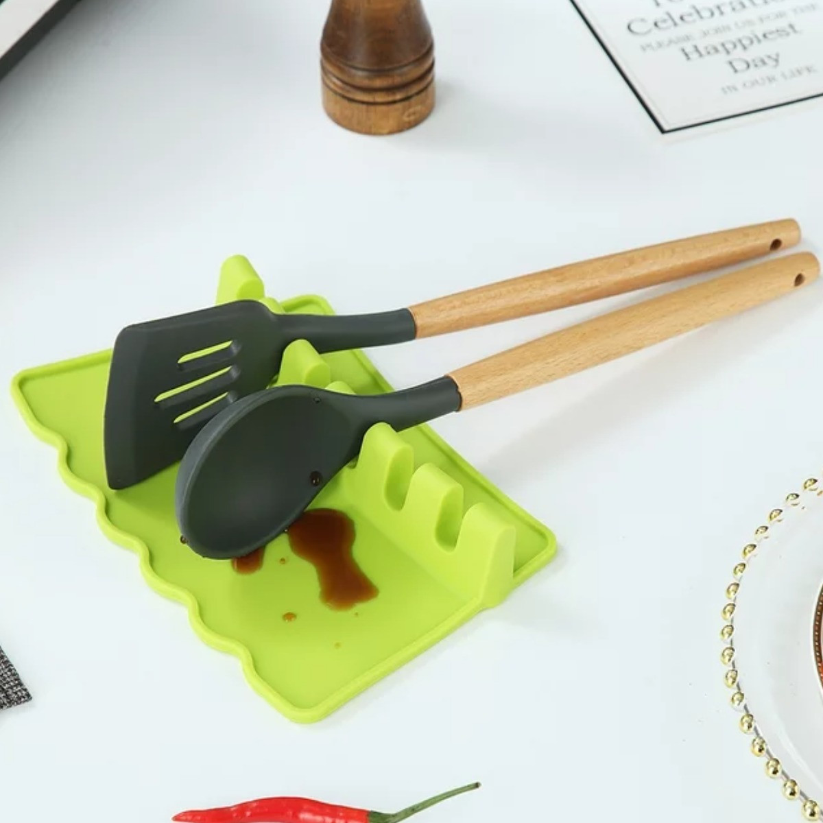 Підставка для кухонних аксесуарів Silicone Rest 23 х 18.5 х 14 см (MH-3874) Силікон