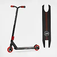 Самокат трюковый Best Scooter "LineRunner" HIC-система, ПЕГИ, алюминиевый диск и дека, колеса PU, d=110мм, шир