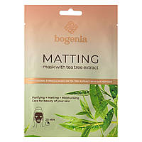 Маска для лица с экстрактом чайного дерева Bogenia Matting Face Mask with Tea Tree Extract