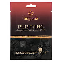 Очищающая маска для лица Bogenia Purifying Charcoal-Based Facial Cleansing Mask