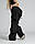 Спортивні штани жіночі OGONPUSHKA Core чорні, фото 4