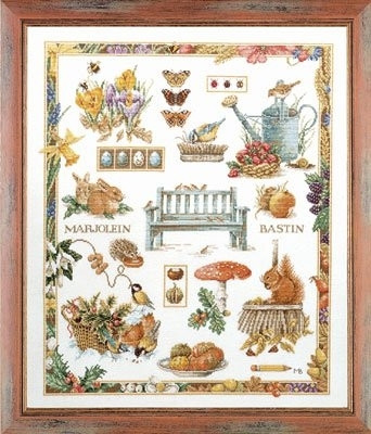 Набір для вишивання хрестиком LanArte M.B.Collage / Коллаж PN-0007961