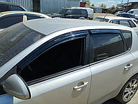 Дефлекторы окон (ветровики) Hyundai i30 (Хетчбек) 2007-2012 (Корея)