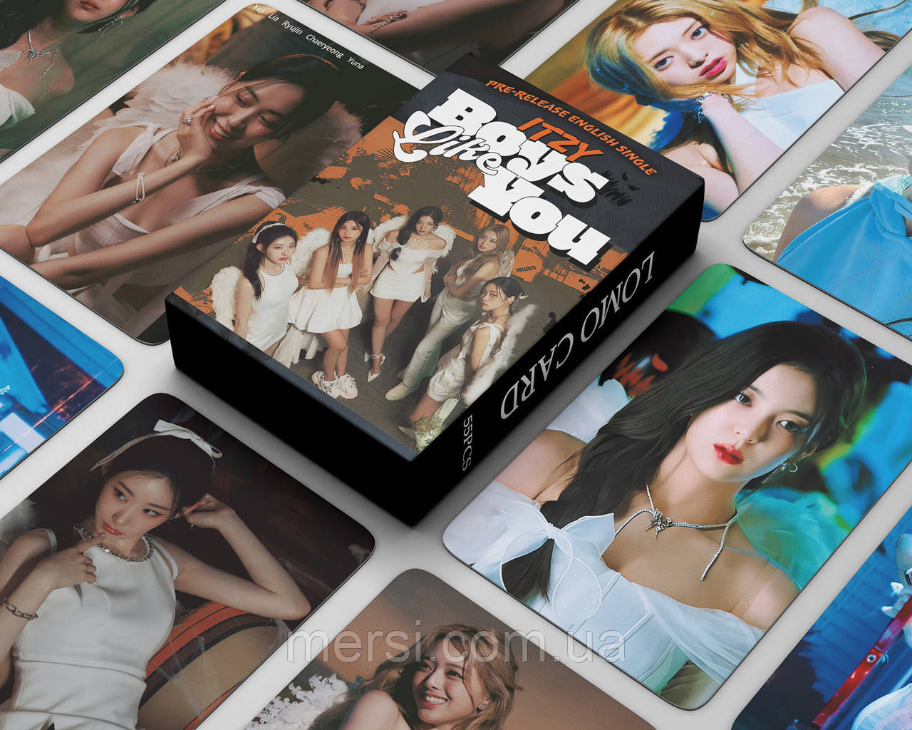 Карточки itzy K-POP lomo кейпоп карти к поп ітзі ітсі картки - Boy like you  - 55 шт, фото 1