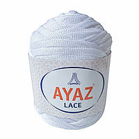 Ayaz Lace (Аяз Лейс) № 1208 білий (Пряжа поліестер, нитки для в'язання)