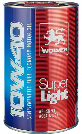 Моторна олива WOLVER Super Light 10w40 SM/CF