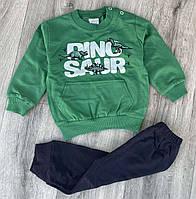 Костюм для мальчика Nikuby «Dinosaur» зеленый 6-9-12 месяцев