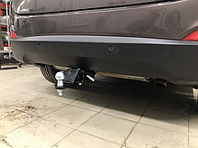 Фаркоп Hyundai IX35 2010-2015 (Хендай IX35) вставка під квадрат, фото 5
