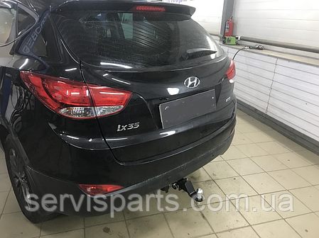 Фаркоп Hyundai IX35 2010-2015 (Хендай IX35) вставка під квадрат, фото 1