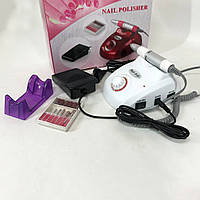 Машинка для снятия гель лака Pro Nail Drill белый | Фрезер для ногтей | Машинка для UD-581 снятия маникюра