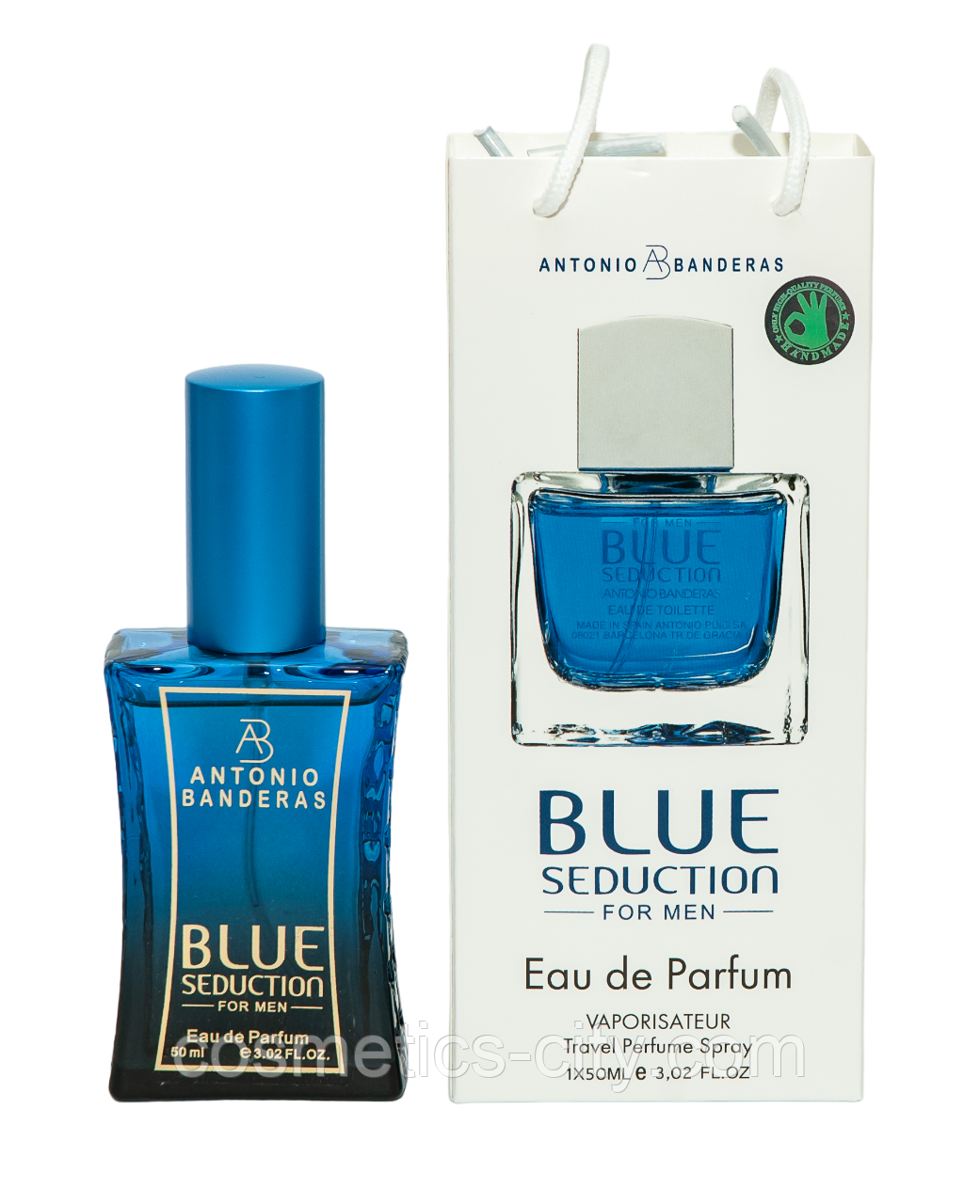 Тестер чоловічий Antonio Banderas Blue Seduction for Men, 50 м, сумка., фото 1