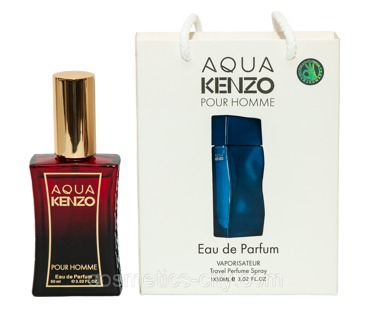 Тестер чоловічий Kenzo Aqua Kenzo Pour Homme, 50 мл, сумка., фото 1