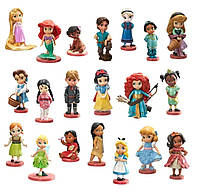 Игровой набор фигурок куклы из 20 минианиматоров Disney Дисней Жасмин, Золушка, Кристофф, Флин (Unicorn)