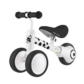 Дитячий беговел 6 дюймів (сталева рама, колеса EVA) PROFI KIDS MBB 1016-4D Чорно-білий