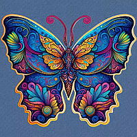 Набор для росписи-антистресс Яркая бабочка 30х30см