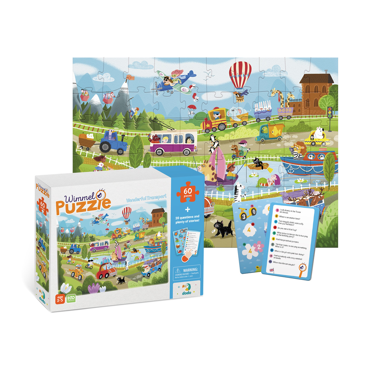 Віммельпазл Dodo Диво-транспорт (60 дет.) 300561