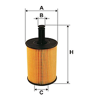 Фильтр масляный WIX WL7296 Skoda Fabia 1.9D; Seat Toledo 2.3 V5 VW Golf IV 2.3I V5