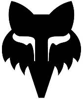 Наліпка FOX HEAD DIE CUT 2.5' (Black)