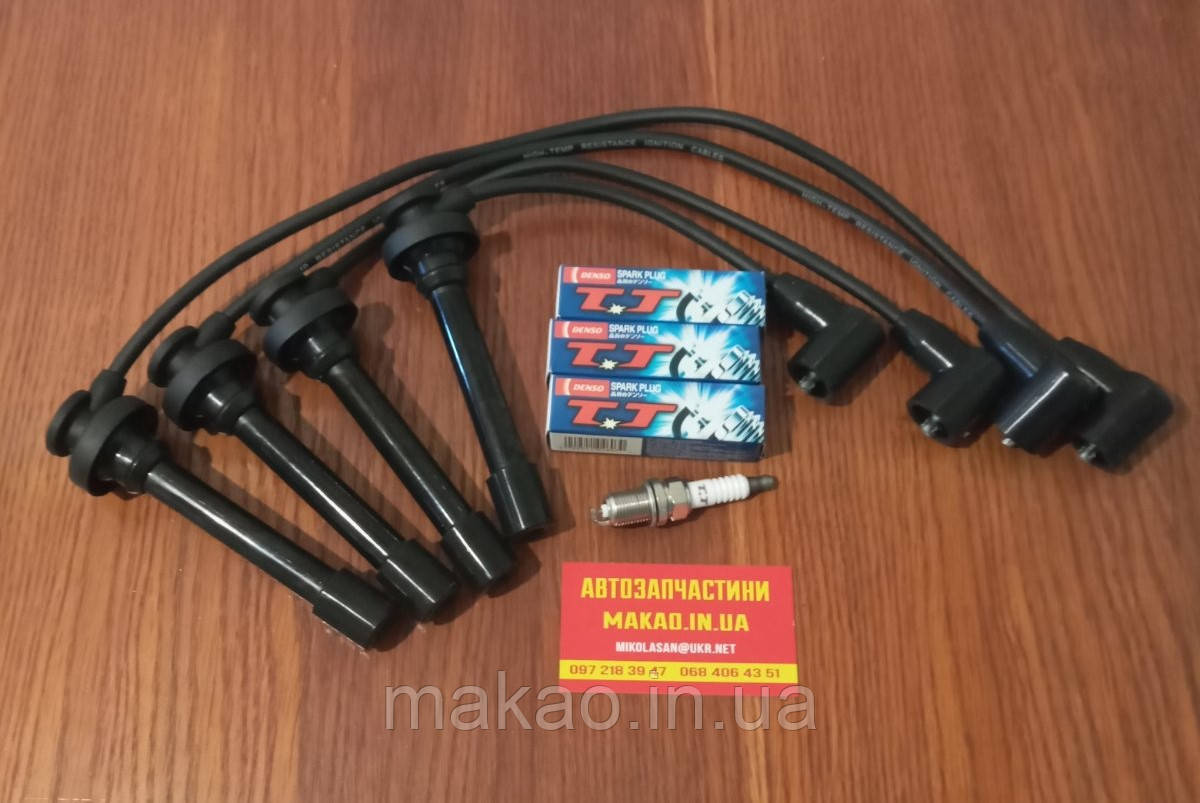 Комплект Провода високовольтні та свічки 2.0/2.4L Chery Tiggo T11/ Чері Тігго, фото 1