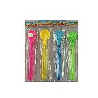 Мильні бульбашки лопатки, 5 видів пакет. 26 см (288шт/2)