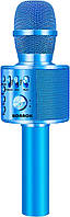 BONAOK Беспроводной Bluetooth Караоке Микрофон, синий